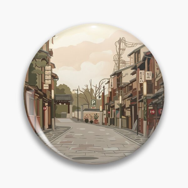 Item preview, Kyoto Historic Alley - Hand Drawn Japanese Architectural Wall Art designed and sold by Arch & Avenue.