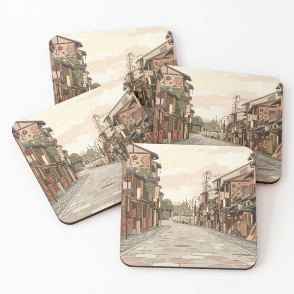 Item preview, Kyoto Historic Alley - Hand Drawn Japanese Architectural Wall Art designed and sold by Arch & Avenue.