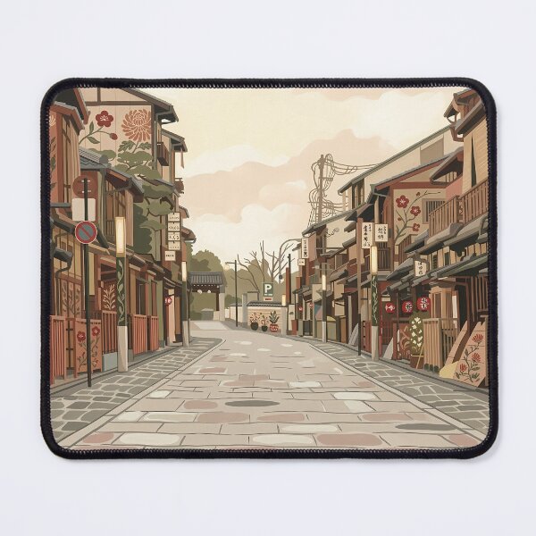 Item preview, Kyoto Historic Alley - Hand Drawn Japanese Architectural Wall Art designed and sold by Arch & Avenue.