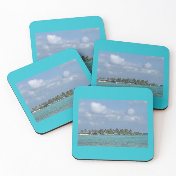 Item preview, Serene Blue Sea & Distant Shore | Peaceful Coastal Nature Landscape designed and sold by TimelessTalks9.