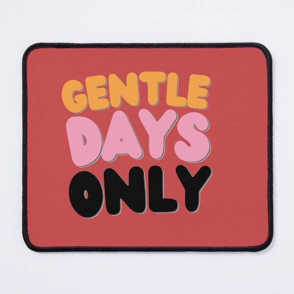 Item preview, Gentle Days Only Peaceful Living Aesthetic Quote designed and sold by WallMuseStudio .