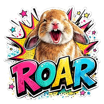 Artwork thumbnail, Roar! by RabbitRescue