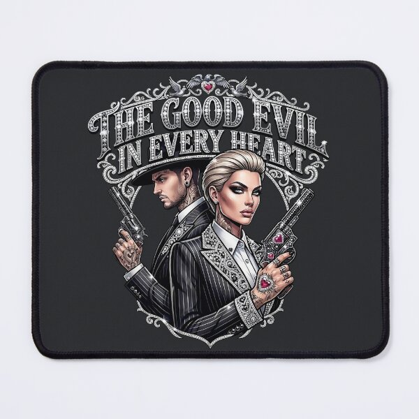Item preview, Short Hair Tattooed Gangster Couple designed and sold by Voodoo Store Paranormal Collections.