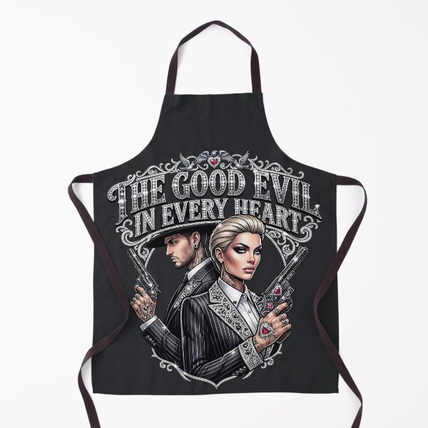 Item preview, Short Hair Tattooed Gangster Couple designed and sold by Voodoo Store Paranormal Collections.