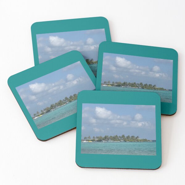 Item preview, Serene Blue Sea & Distant Shore | Peaceful Coastal Nature Landscape designed and sold by TimelessTalks9.