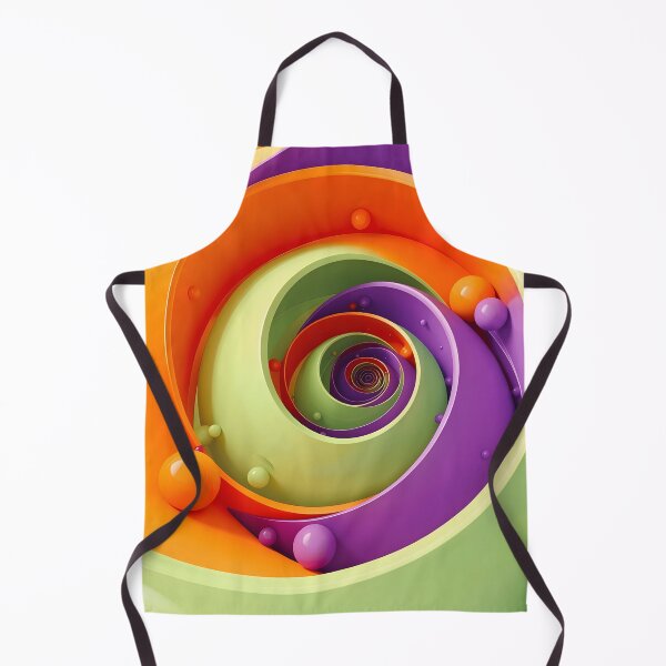 Item preview, Colorful Spiral Abstraction designed and sold by Vicky Brago-Mitchell®.