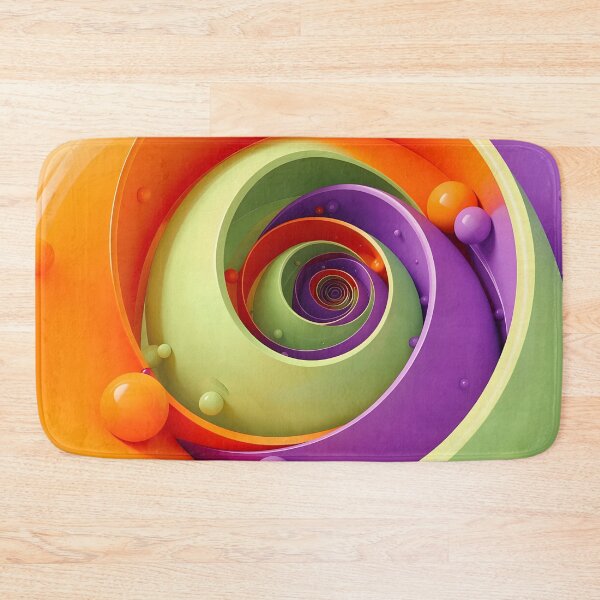 Item preview, Colorful Spiral Abstraction designed and sold by Vicky Brago-Mitchell®.