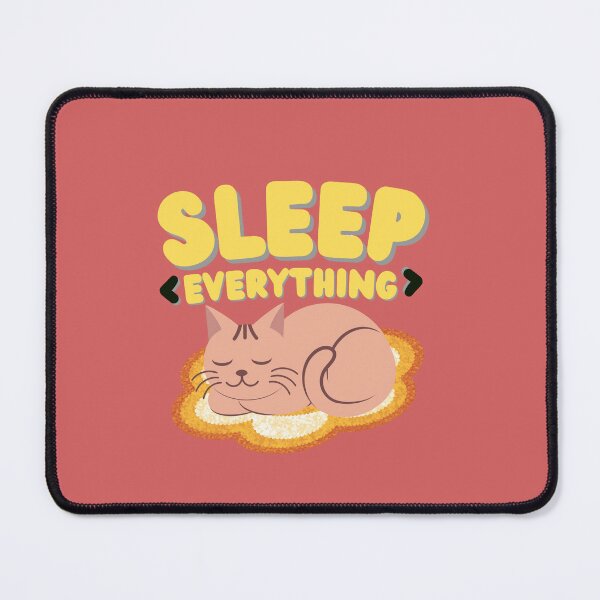 Item preview, Sleep < Everything Funny Lazy Lifestyle Quote Relax Mode Aesthetic Design designed and sold by WallMuseStudio .