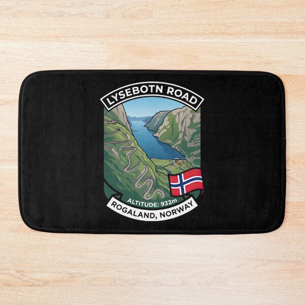 Item preview, Lysebotn Road Norway Hairpin Adventure designed and sold by enzoade.