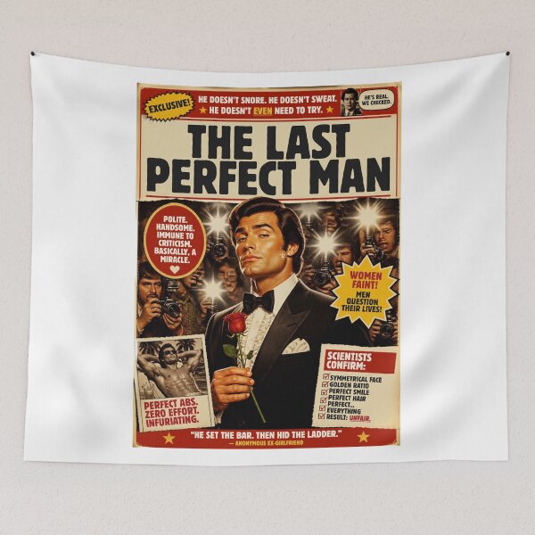 Item preview, The last perfect man  designed and sold by LaughandLaugh.
