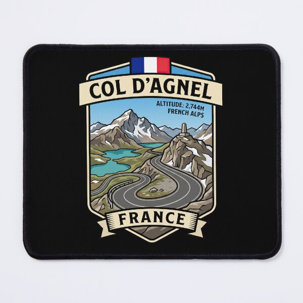 Item preview, Col d'Agnel Italy France Pass designed and sold by enzoade.