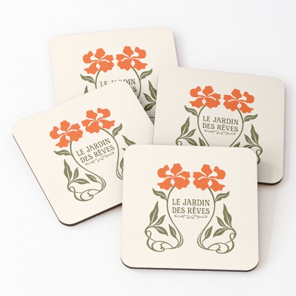 Item preview, Le Jardin des Rêves Art Nouveau Botanical Design designed and sold by AbsoluteMotif.
