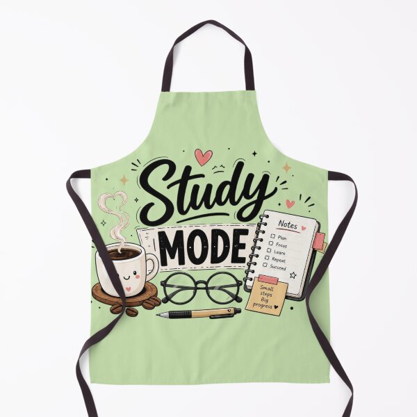 Item preview, Study Mode Cute Coffee & Notes | Kawaii Study Aesthetic | Student Motivation Sticker designed and sold by Sanika arts .