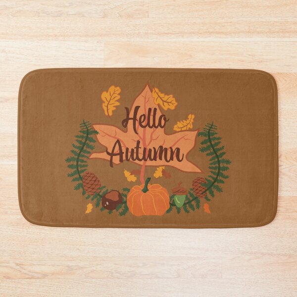 Item preview, Hello Autumn - Umber designed and sold by Daniel Bevis Design.