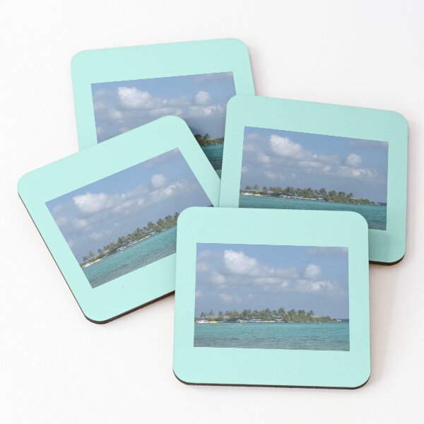 Item preview, Serene Blue Sea & Distant Shore | Peaceful Coastal Nature Landscape designed and sold by TimelessTalks9.