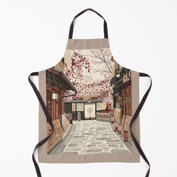 Item preview, Kyoto Street With Sakura Flower designed and sold by Arch & Avenue.