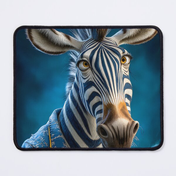 Item preview, Dapper Zebra Enjoying Breakfast in Pajamas designed and sold by Artessie.