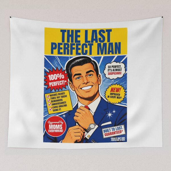 Item preview, The last perfect man  designed and sold by LaughandLaugh.