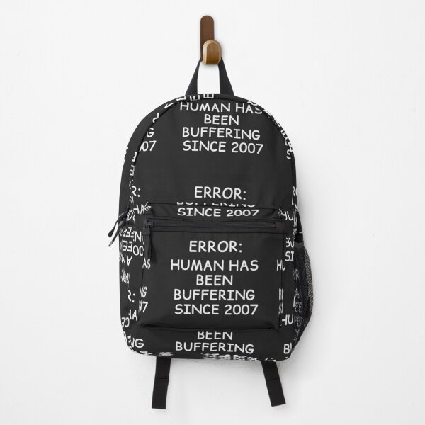 Item preview, Error: Human Has Been Buffering Since 2007 | Funny Computer Humor Text Design designed and sold by Cordilla_Xevoc.