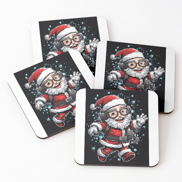 Item preview, Steampunk Goggle Santa in Action designed and sold by margotzerost14.