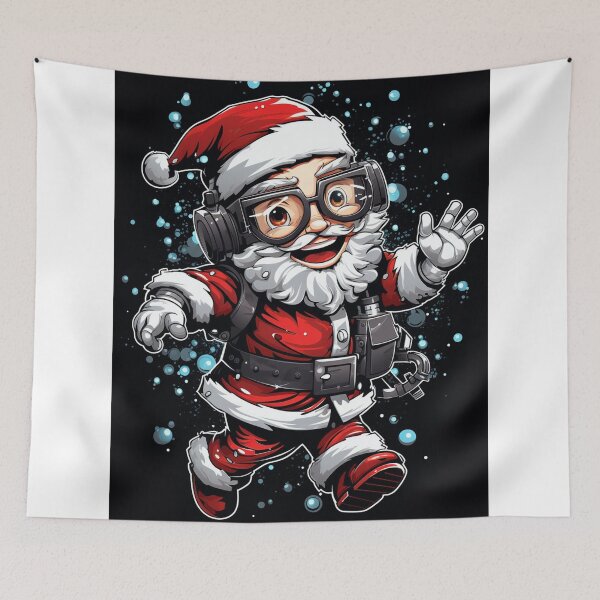 Item preview, Steampunk Goggle Santa in Action designed and sold by margotzerost14.