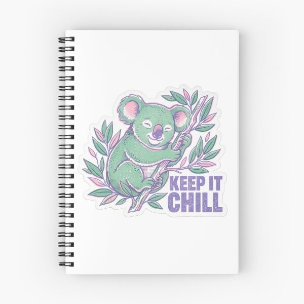 Item preview, Keep It Chill Koala Eucalyptus Pastel Retro designed and sold by Mr. Pawsome.