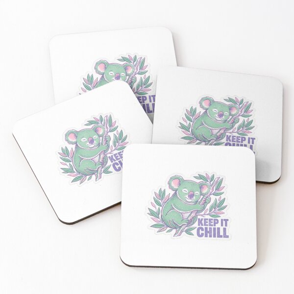 Item preview, Keep It Chill Koala Eucalyptus Pastel Retro designed and sold by Mr. Pawsome.