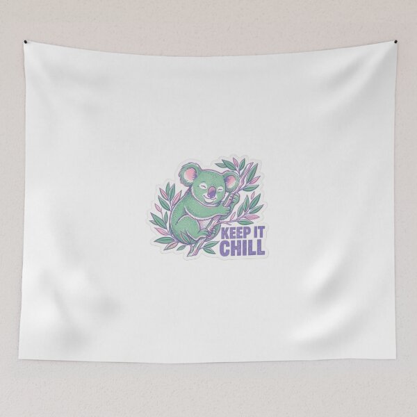 Item preview, Keep It Chill Koala Eucalyptus Pastel Retro designed and sold by Mr. Pawsome.