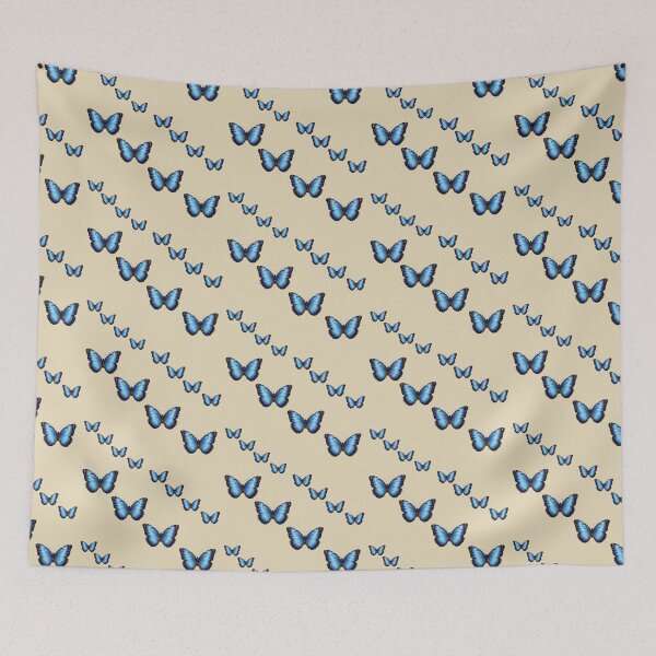 Item preview, Blue Butterfly Floral Design designed and sold by Artishal.