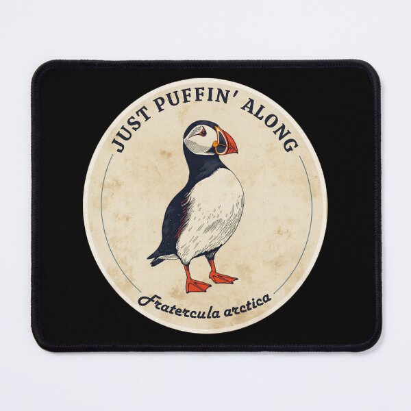 Item preview, Funny Puffin Gift Shirt Just Puffin Along Atlantic Puffin Vintage Naturalist Art Birdwatcher Seabird Sticker Gift designed and sold by Fanverse Merchandise.