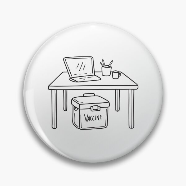Item preview, A vaccine cooler placed underneath the work desk designed and sold by rasagamastore.