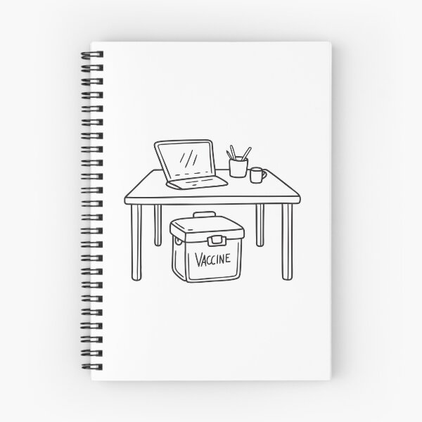 Item preview, A vaccine cooler placed underneath the work desk designed and sold by rasagamastore.
