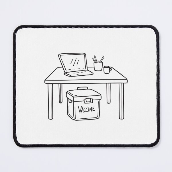 Item preview, A vaccine cooler placed underneath the work desk designed and sold by rasagamastore.