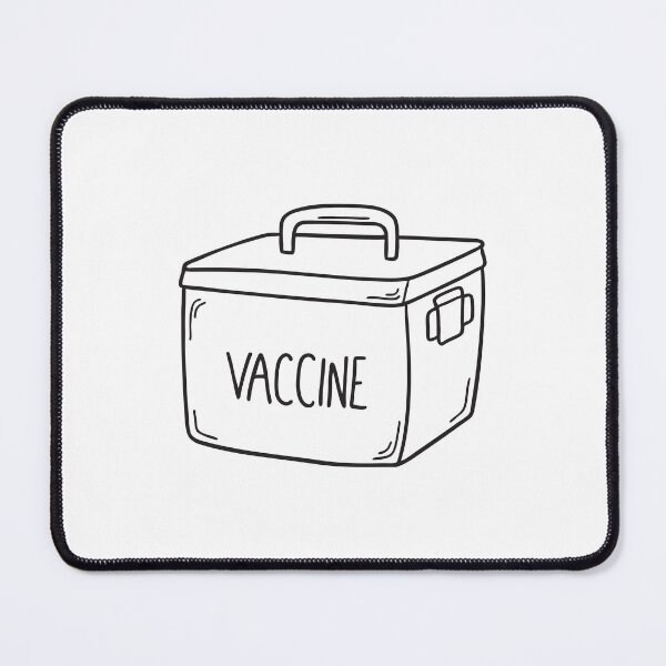 Item preview, A cold box labeled vaccine stored below the table designed and sold by rasagamastore.