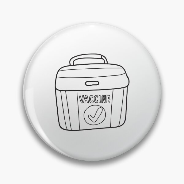 Item preview, A labeled vaccine container kept under a desk designed and sold by rasagamastore.