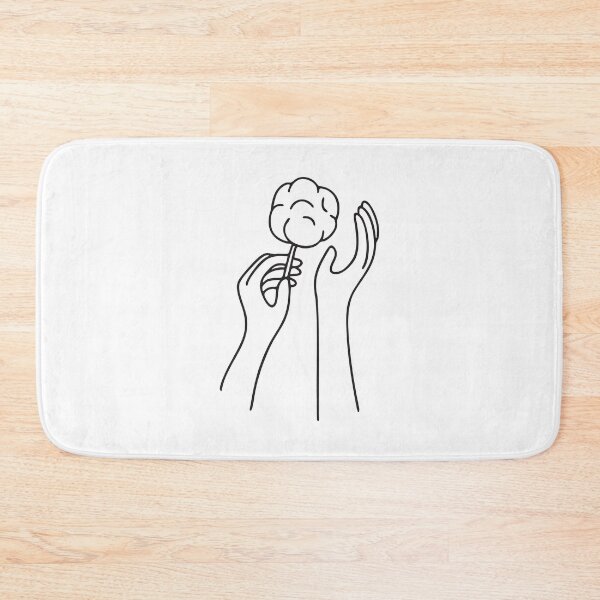 Item preview, A cotton ball pressed near a bare upper arm designed and sold by rasagamastore.
