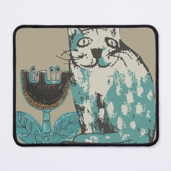 Item preview, Cat And Garden Whimsy. designed and sold by SalsySafrano.