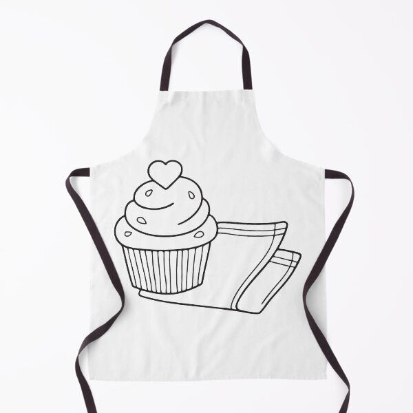 Item preview, A cupcake topped with a heart set next to a napkin designed and sold by rasagamastore.