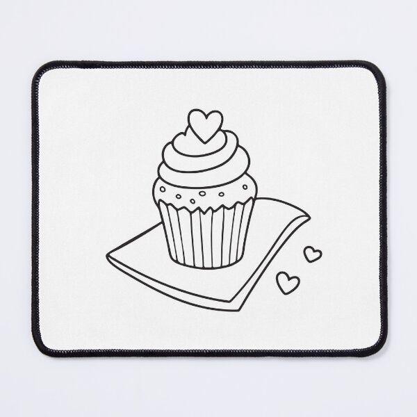 Item preview, A small cake with a heart on top placed by a napkin designed and sold by rasagamastore.