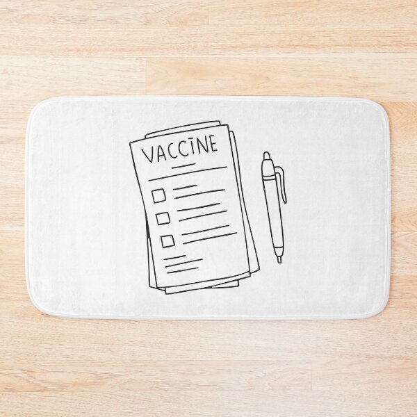 Item preview, A vaccine record sheet placed beside a pen designed and sold by rasagamastore.