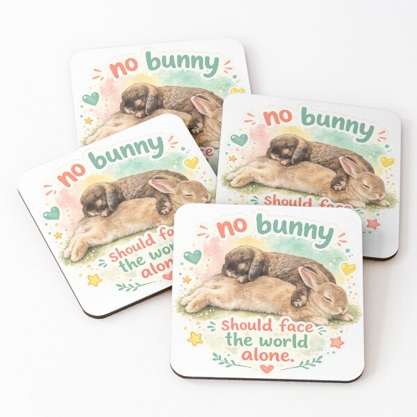 Item preview, No bunny should be alone designed and sold by RabbitRescue.