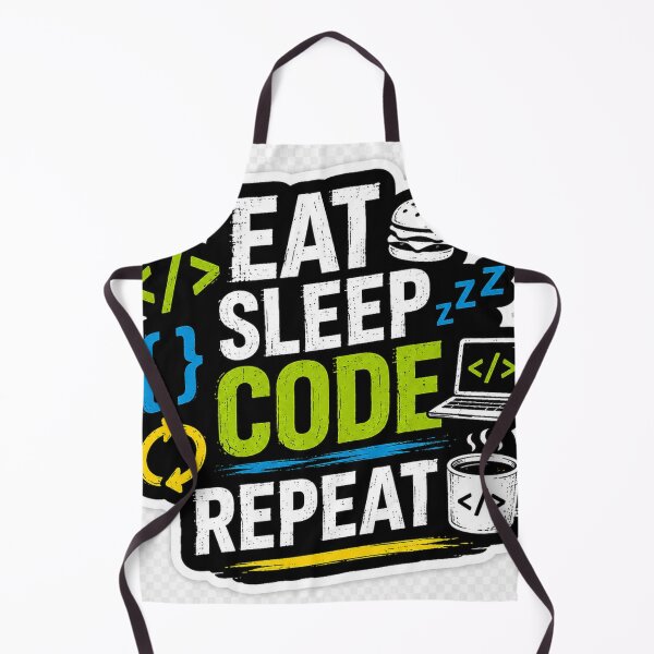 Item preview, Eat Sleep Code Repeat designed and sold by Kushwaha18.