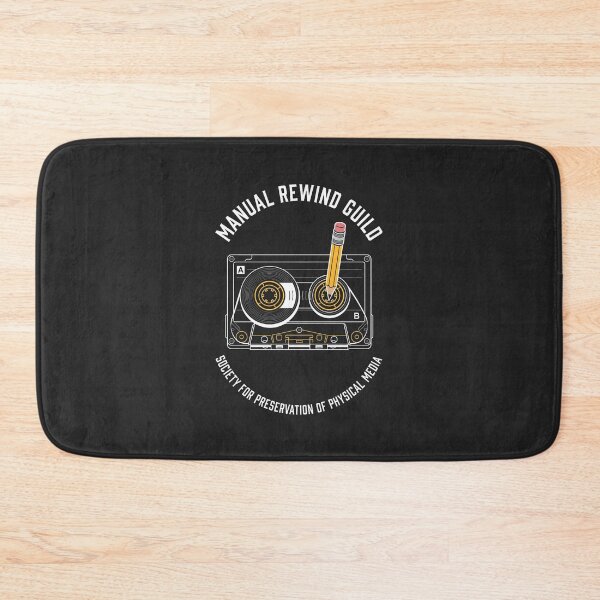 Item preview, Retro Physical Media Manual Rewind Guild Cassette Tape Collector designed and sold by SplashTastic.