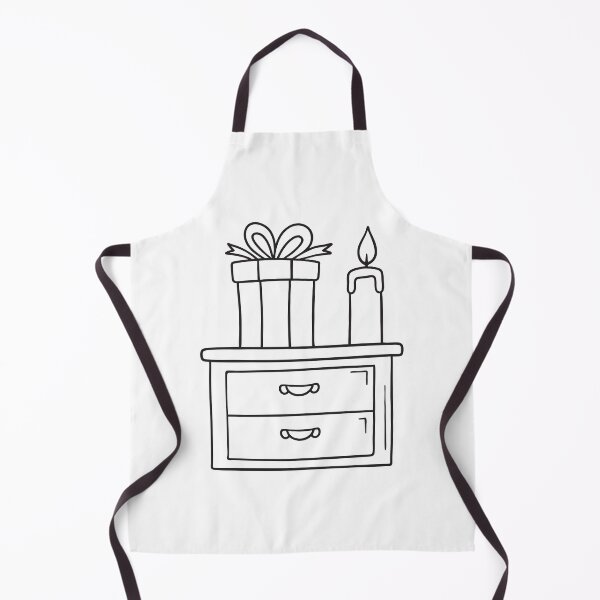 Item preview, A present placed near a lit candle on the bedside table designed and sold by rasagamastore.