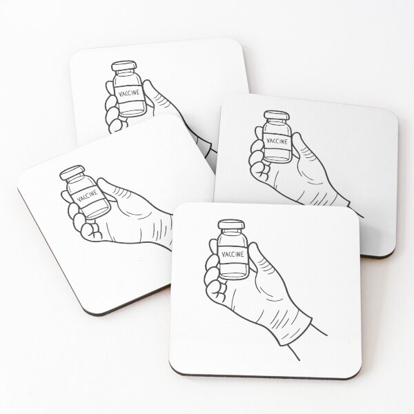Item preview, A gloved hand carefully holding a vial of vaccine designed and sold by rasagamastore.