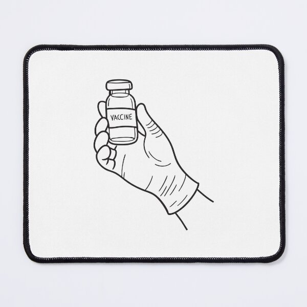 Item preview, A gloved hand carefully holding a vial of vaccine designed and sold by rasagamastore.
