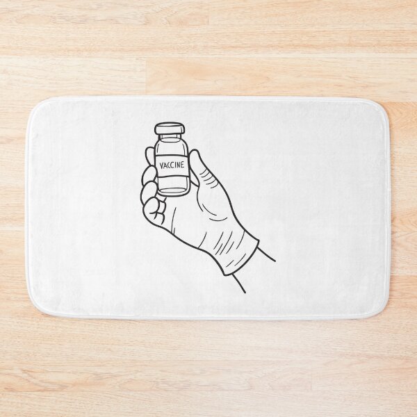 Item preview, A gloved hand carefully holding a vial of vaccine designed and sold by rasagamastore.