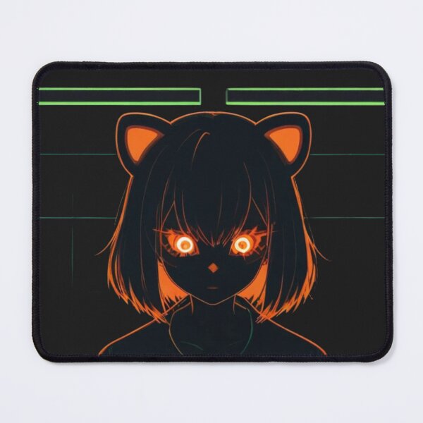 Item preview, Glow Eyes Anime Neko Fighter Hoodies designed and sold by BLUESKY11a.