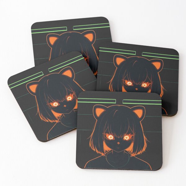 Item preview, Glow Eyes Anime Neko Fighter Hoodies designed and sold by BLUESKY11a.