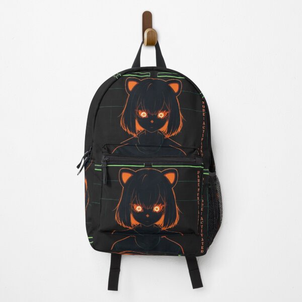 Item preview, Glow Eyes Anime Neko Fighter Hoodies designed and sold by BLUESKY11a.